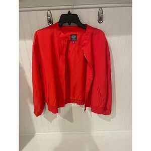 Vince Camuto Red‎ Tulip Bomber Jacket Style 96224500 Women PM